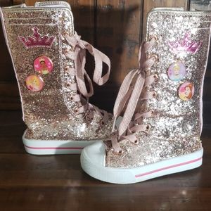 ROSE GOLD DISNEY HIGHTOPS